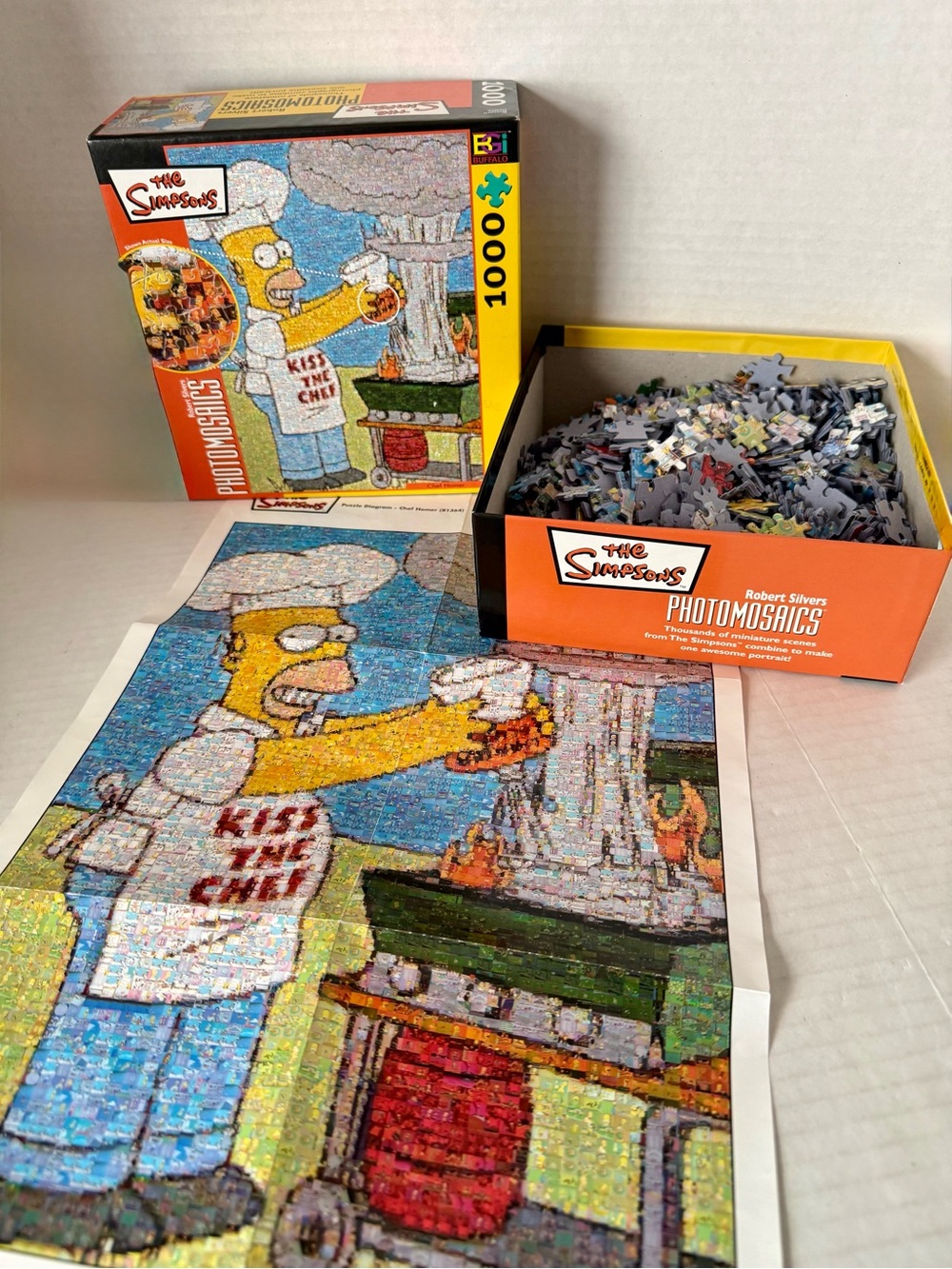 The Simpsons Photomosaics 1000-Piece Puzzle - Multicolor